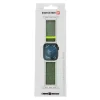 CURELĂ DIN NAILON SWISSTEN PENTRU APPLE WATCH 38 / 40 / 41 mm VERDE STRĂLUCITOR