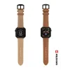 CURELĂ DIN PIELE SWISSTEN PENTRU APPLE WATCH 42 / 44 / 45 / 49 mm MARO (cataramă neagră și clemă neagră)