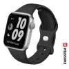 CURELĂ DIN SILICON SWISSTEN PENTRU APPLE WATCH 38 / 40 / 41 mm NEAGRĂ