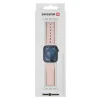 CURELĂ DIN SILICON SWISSTEN PENTRU APPLE WATCH 42 / 44 / 45 / 49 mm ROZ NISIPIU
