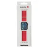 CURELĂ DIN SILICON SWISSTEN PENTRU APPLE WATCH - CURELE MARINE 42 / 44 / 45 / 49 mm ROȘIE