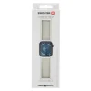 CURELĂ DIN SILICON SWISSTEN PENTRU APPLE WATCH - MAGNETICĂ 42 / 44 / 45 / 49 mm ALBĂ / CAPPUCCINO