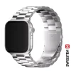 CURELĂ METALICĂ SWISSTEN PENTRU APPLE WATCH 42 / 44 / 45 / 49 mm ARGINTIE