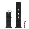 CURELĂ SWISSTEN DIN SILICON PENTRU APPLE WATCH - CUREA MARINE 42 / 44 / 45 / 49 mm NEAGRĂ
