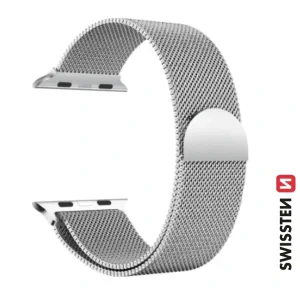 CURELĂ SWISSTEN MESH PENTRU APPLE WATCH 38 / 40 / 41 mm ARGINTIE