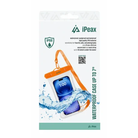 Husă impermeabilă iPEAX 7&amp;quot; portocalie