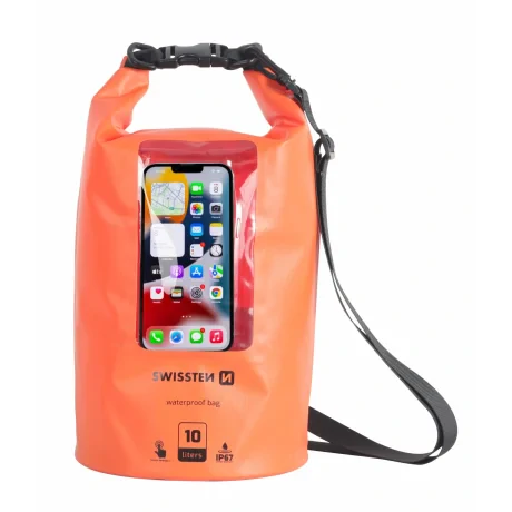 HUSĂ IMPERMEABILĂ SWISSTEN PORTOCALIE (10L)