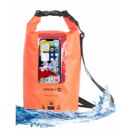HUSĂ IMPERMEABILĂ SWISSTEN PORTOCALIE (10L)