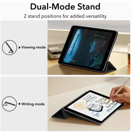 Husă SWISSTEN cu clapă pentru Apple iPad Air 10.9&amp;quot; 2022 / 2020, neagră