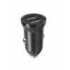 Încărcător auto iPEAX CL-01, 2.4A, 2x USB-A Negru