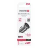 ÎNCĂRCĂTOR AUTO SWISSTEN CU 2x USB 4.8A METAL ARGINTIU