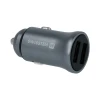 ÎNCĂRCĂTOR AUTO SWISSTEN CU 2x USB 4.8A METAL ARGINTIU