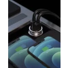 ÎNCĂRCĂTOR AUTO SWISSTEN CU 2x USB 4.8A METAL ARGINTIU