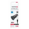 Încărcător auto SWISSTEN cu alimentare de 2.4A și 2 porturi USB + cablu Lightning