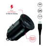ÎNCĂRCĂTOR AUTO SWISSTEN PENTRU SAMSUNG ÎNCĂRCARE SUPER RAPIDĂ 25W + CABLU DE DATE USB-C/USB-C 1.2 M NEGRU