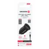 ÎNCĂRCĂTOR AUTO SWISSTEN PENTRU SAMSUNG ÎNCĂRCARE SUPER RAPIDĂ 25W + CABLU DE DATE USB-C/USB-C 1.2 M NEGRU