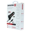 ÎNCĂRCĂTOR AUTO SWISSTEN USB-C ȘI USB 2.4A PUTERE