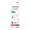Încărcător de călătorie SWISSTEN 12W 1x USB-C + 1x USB-A ALB