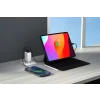 Încărcător de călătorie SWISSTEN CORE GaN 1x USB-C 45W PD + 1x USB-A 18W QC ALB