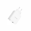 Încărcător de călătorie SWISSTEN CORE GaN 1x USB-C 45W PD + 1x USB-A 18W QC ALB