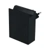 Încărcător de călătorie Swissten cu circuit integrat inteligent, cu 2 porturi USB 3A și cablu de date USB/tip C, 1,2 m, negru