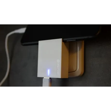 Încărcător de călătorie Swissten cu circuit integrat inteligent, cu 2x USB 3A, cablu de alimentare + date, USB / Lightning, 1,2 m, alb