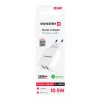 Încărcător de călătorie SWISSTEN cu circuit integrat inteligent și 2 porturi USB 2.1A, alb