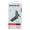 Încărcător de călătorie Swissten cu circuit integrat inteligent și 2 porturi USB 3A, alb