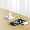 Încărcător de călătorie SWISSTEN EDGE GaN 1x USB-C PD 20W + 1x USB-A 18W QC, pentru priză UK, alb