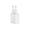 Încărcător de călătorie SWISSTEN EDGE GaN 1x USB-C PD 35W + 1x USB-A 18W QC ALB