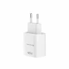 Încărcător de călătorie SWISSTEN EDGE GaN 1x USB-C PD 45W + 1x USB-A 18W QC ALB