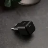 Încărcător de călătorie SWISSTEN GaN 1x USB-C 20W Alimentare Negru + Cablu de date USB-C/USB-C 1.2 M Negru