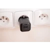 Încărcător de călătorie SWISSTEN GaN 1x USB-C 20W PD + 1x USB-A 18W QC NEGRU