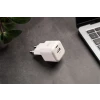 Încărcător de călătorie SWISSTEN GaN 1x USB-C 20W PD și 1x USB-A 18W QC ALB