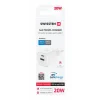 Încărcător de călătorie SWISSTEN GaN 1x USB-C 20W PD și 1x USB-A 18W QC ALB