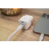 Încărcător de călătorie SWISSTEN GaN 1x USB-C 20W PD și 1x USB-A 18W QC ALB