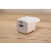 Încărcător de călătorie SWISSTEN GaN 1x USB-C 20W PD și 1x USB-A 18W QC ALB