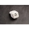 Încărcător de călătorie SWISSTEN GaN 1x USB-C 20W PD și 1x USB-A 18W QC ALB