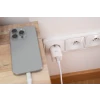 Încărcător de călătorie SWISSTEN GaN 1x USB-C 20W PD și 1x USB-A 18W QC ALB