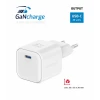 Încărcător de călătorie SWISSTEN GaN 1x USB-C 20W, putere de alimentare, alb