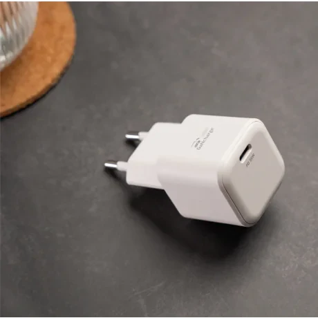 Încărcător de călătorie SWISSTEN GaN 1x USB-C 35W, alb