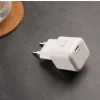 Încărcător de călătorie SWISSTEN GaN 1x USB-C 35W Alimentare Alb + Cablu de date USB-C/USB-C 1.2 M Alb