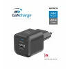 Încărcător de călătorie SWISSTEN GaN 1x USB-C 35W PD + 1x USB-A 27W QC NEGRU