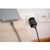 Încărcător de călătorie SWISSTEN GaN 1x USB-C 35W PD + 1x USB-A 27W QC NEGRU