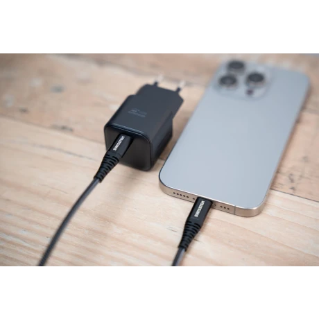 Încărcător de călătorie SWISSTEN GaN 1x USB-C 35W Power Delivery Negru
