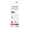Încărcător de călătorie SWISSTEN GaN 1x USB-C 45W PD + 1x USB-A 18W QC ALB
