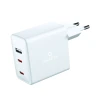 Încărcător de călătorie SWISSTEN GaN 2x USB-C + 1x USB 70W
