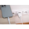 Încărcător de călătorie SWISSTEN GaN 2x USB-C 20W, putere de alimentare, alb