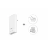Încărcător de călătorie SWISSTEN GaN USB-C + USB-A 45W Mufe interschimbabile (SUA, UE, Marea Britanie) Alb