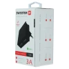 Încărcător de călătorie Swissten Smart IC cu 2x USB 3A Power, negru